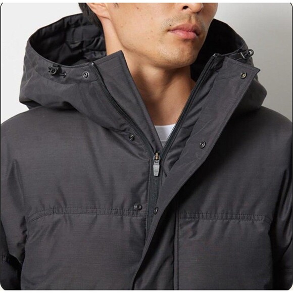 Snow Peak TAKIBI Spec Pullover Down Parka Jacket Black US Large Snow Ski Resort - Picture 13 of 16